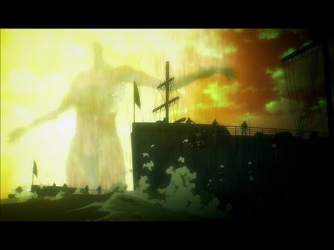 Armin transform into Colossal titan on the ocean of Paradis | Attack On Titan Final | 進撃の巨人 |