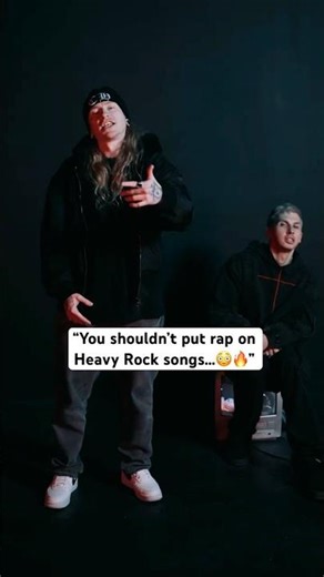 they said you shouldn’t ever rap on rock songs 😳