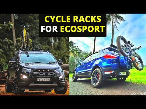 Ford Ecosport Cycle Carriers, How to mount cycle On your Car? Roof Mount and Spare wheel Mount