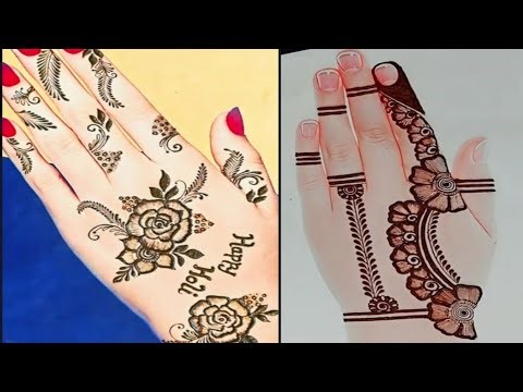 Easy Mehndi Design for Beginners | Step by Step Henna Tutorial