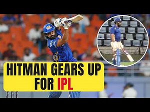 Rohit Sharma hits the nets for Mumbai Indians ahead of IPL 2026 |Sports Today