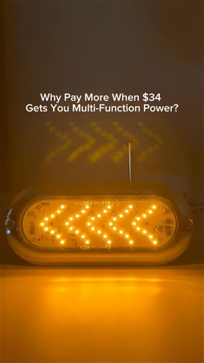 TMH | Why Pay More When $34 Gets You Multi-Function Power? 🚛 Get 45 high-brightness LEDs with running, brake, turn, sequential, and strobe... | Instagram