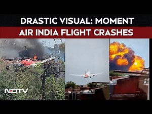 Ahmedabad Crash | Moment Air India Flight Crashed In Ahmedabad | Final Momentrs Of AI 171 Flight