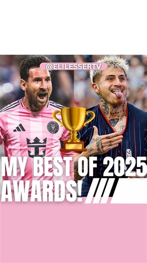 Eli Lesser on Instagram: "My 2025 US Soccer Awards 🏆 What was YOUR favorite ⚽️ moment of the year?! 🤔⬇️ Follow for daily ⚽️ videos and highlights 🙏🏻 _________________________________ #mls #messi #usmnt #worldcup #explorepage"