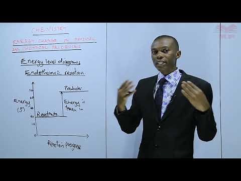 Energy Level Diagrams in Endothermic Reactions