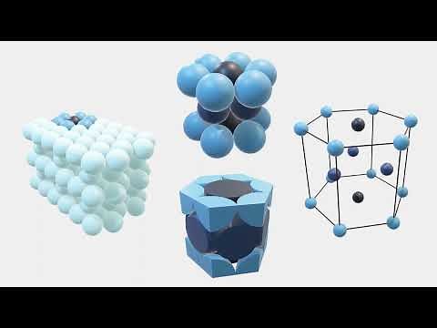 Hexagonal close-packed (HCP) structure models