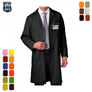 [Hot Item] Black Men's Hospital Uniform Lab Coats