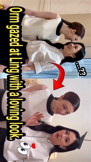 1.8K views · 106 reactions | (LingOrm) Orm stared at Ling for quite a long time while Ling was being interviewed by reporters. And Ling was also very possessive of Orm here. #lingorm #OnlyYouTheSeries #linglingkwong #ormkornnaphat #หลิงออม #glseries #ออมกรณ์นภัส #thesecretofus | Mzs Mzs | Facebook