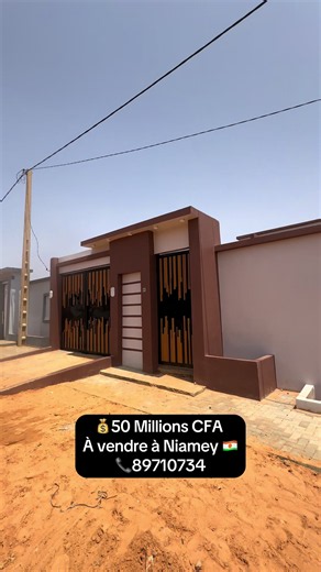 Villa à vendre à Niamey Tchangarey 300m² — 3 chambres, 50M négociable
