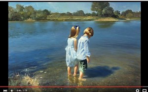 俄罗斯当代艺术家Vladimir Volegov 油画 Twins 【速图】（油管搬运）