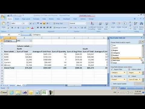 Introduction to OpenXML SpreadsheetML - Part 3: Pivot Tables