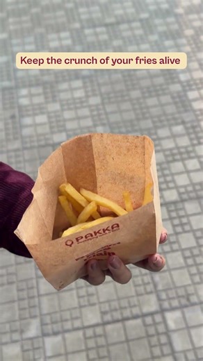 The best paper packaging for your fries | Pakka food packaging paper