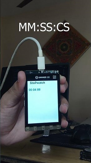 ESP32 Stopwatch | Start-Stop Timer on Unihiker K10 | #esp32 #arduino #stopwatch