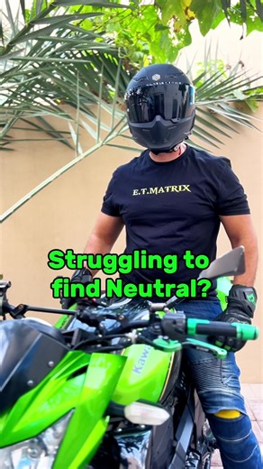 Hack to find Neutral on your motorcycle every time #moto #motorcycle #motorcyclehacks #howtorideamotorcycle #bikelife #etmatrix #motorcycletips