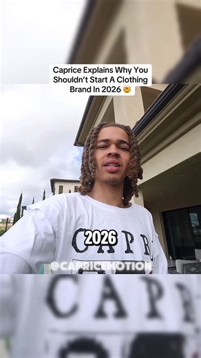 Caprice says why you shouldn’t start a brand in 2026! 😳 #clothingbrand #business #caprishortcontent #success #fyp