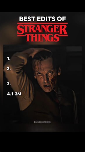 Ranking Best Edits Of Stranger Things #animeedits