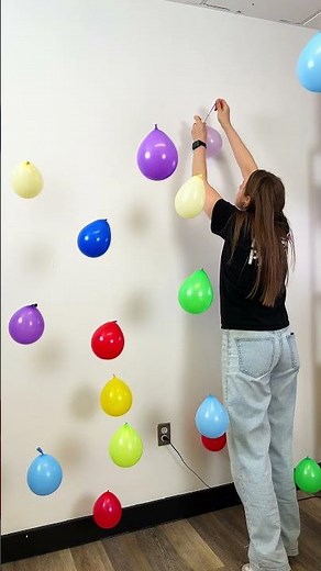 Easy Colorful Balloon Backdrop for Any Party! 🌈🎈 | DIY Party Decor