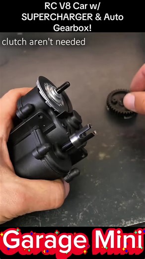 Part 1: RC V8 Car w/ SUPERCHARGER & Auto Gearbox! #buildengine #engine #diy #craft #engine_kit