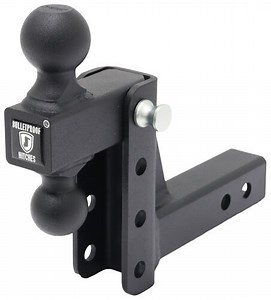 BulletProof Hitches 2-Ball Mount for 2" Hitch - 4" Drop, 4" Rise - 10,000 lbs BulletProof Hitches Tr
