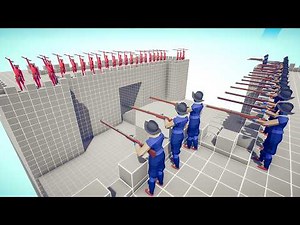 Tournament On The Tiered Castle Map | Totally Accurate Battle Simulator TABS