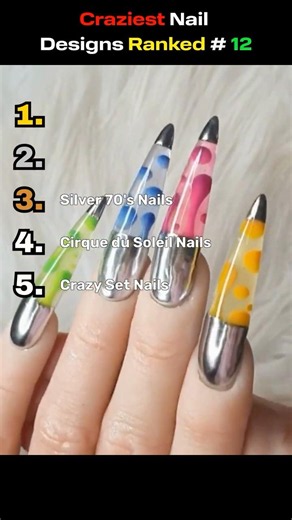 🤯 The Craziest Nail Designs Ranked #12 #nails #nailart #nailtech #nailartheaven