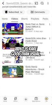 SonicG23L (sonic draw-fan) 4 Videos @SonicG23L_sonicdraw-fan #Videos