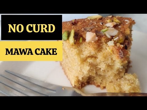 Mawa Cake in Microwave Convection | Soft Eggless Wheat Mawa Cake Recipe