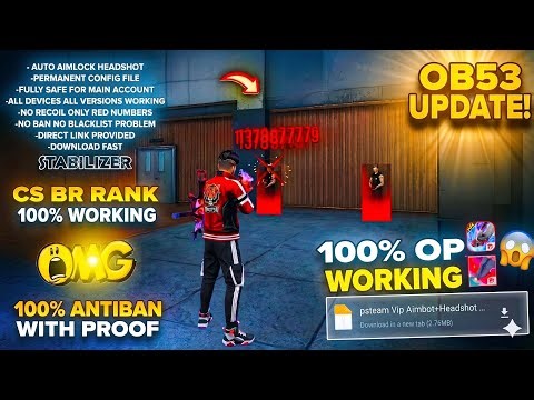 Auto Headshot Config File 🚀🎯 freefire aimbot + aimlock 🎯 | Headshot config file free fire max 🔥