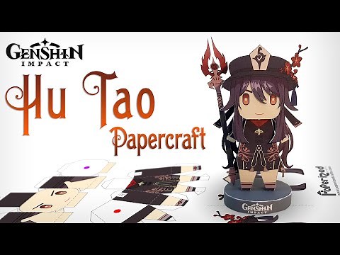 Genshin Impact: Hu Tao Paperized