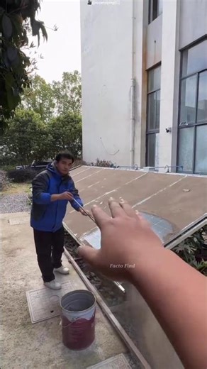 Smart Solar Panel Cleaning Hack with Mobile Control 😲#facts#shorts
