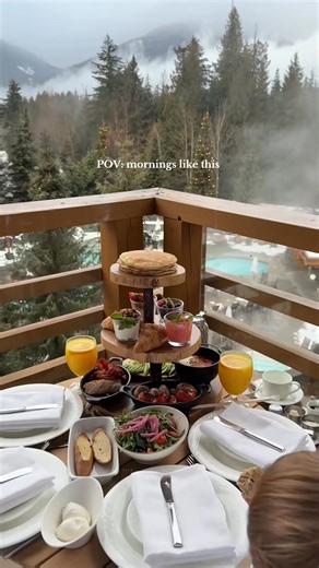 So beautiful ✨ #breakfastinbed #beautifulview | Morgan Wood