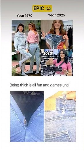 The jeans lost weight, not us😂 #funny​ #memes​ #viral​ #usa​ #shorts​ #jeans​ #trending​ #evolution​