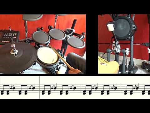 We Will Rock You - Queen Drum Cover, pdf ,mp3, Exercices et Score free for beginners