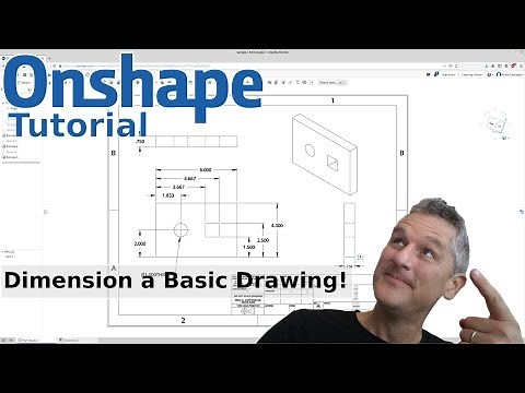 Onshape : 10 : Create a Drawing from a Part