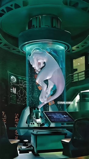 Mewtwo GX Animation Art - Shining Legends