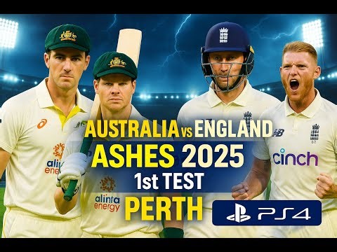 The Ashes 2025 – 1st Test in Perth | Live Gameplay | Cricket 26 PS4
