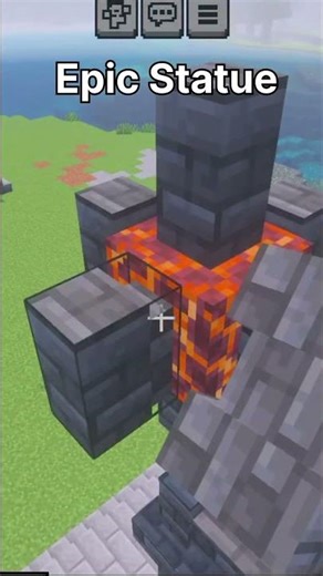How to build a statue in your Minecraft world #Minecraft #MinecraftBuild #StatueBuild #Gaming
