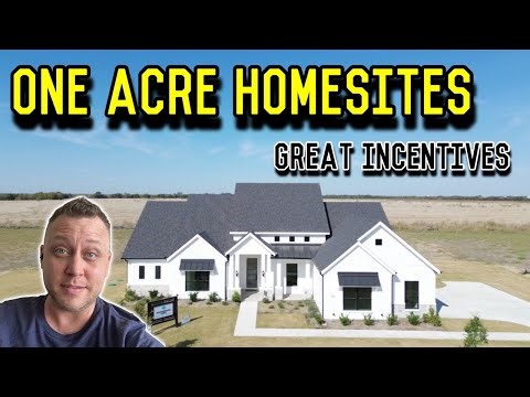 One Acre Homesites by John Houston Homes | Great Incentives | Tuscan Estates | Waxahachie Texas