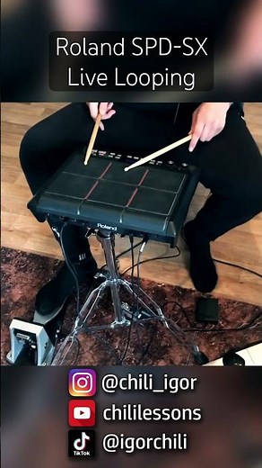 Live Looping 🔁 with Roland SPD-SX Sample Pad