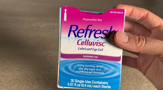 Watch Refresh Celluvisc Lubricant Eye Drops Review on Amazon Live