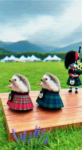 Dancing Hedgehogs in Kilts 🦔🎶 Scotland’s Cutest Highland Dance!