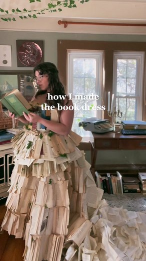 DIY Book Dress Transformation Tutorial | Booktok Fashion Inspiration