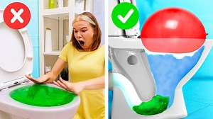 Useful bathroom and toilet hacks to save your day: | 5-Minute Crafts GIRLY