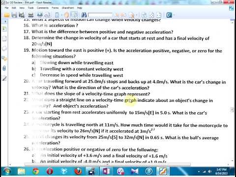 Science 10 Review of Physics