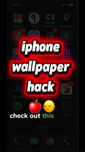 The ultimate iphone wallpaper hack📲