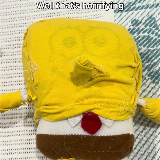 The spongeifacation #spongebob #spongebobsquarepants #plush #craft #plushrebuild #whatdoitaghere