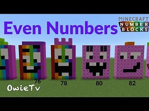 Even Numbers Song | Counting Songs for Kids | Minecraft Numberblocks Counting Songs