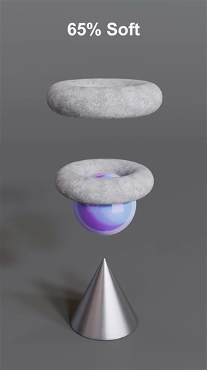 15K views · 101 reactions | Blender Soft Body Simulation _ Ball Drop Test (Softness 0–100) #3d #3danimation #blender #blender3d #jaggustudio | Jaggu Studio | Facebook