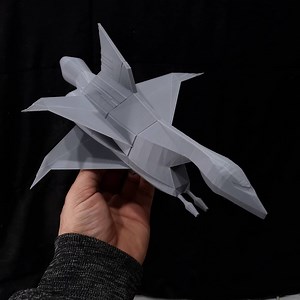 Great Fox Flagship - 12" Model - Custom Spaceship Sci-fi Model Kit Space Ship - Etsy