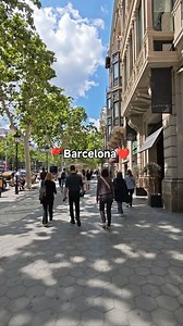 16K views · 3.1K reactions | Walking along Barcelona's Passeig de Gràcia street, passing by Gaudí's amazing Casa Batlló and Casa Milà.❤️ #barcelona_information_site #architecture_hunters #gaudi #casabatlló #casamilà | Barcelona info site | Facebook